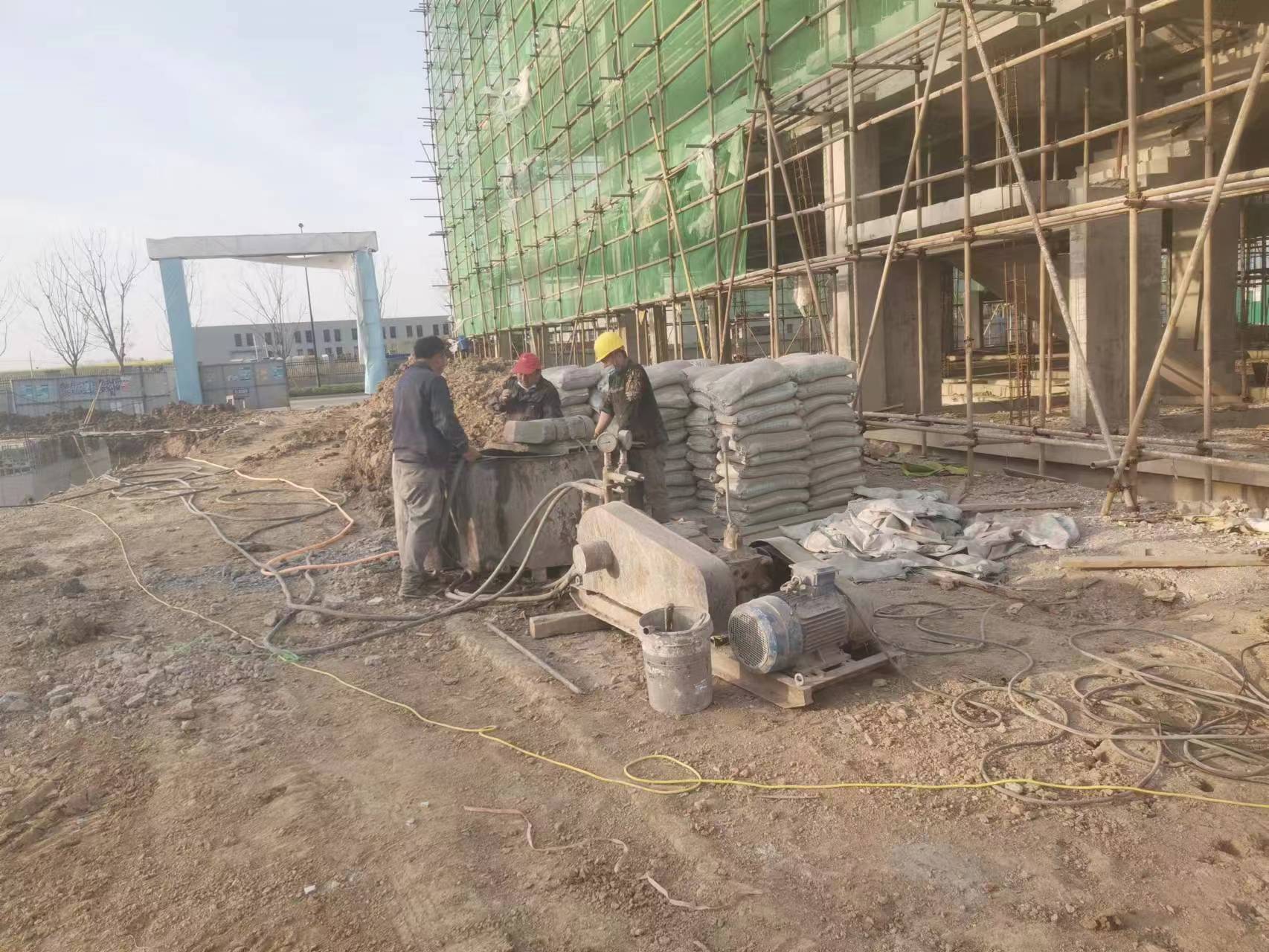 巴南别墅下沉注浆